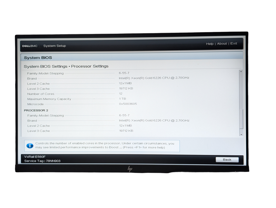 DELL VxRail E560F 2x Intel Xeon GOLD 6226 32GB RAM  -