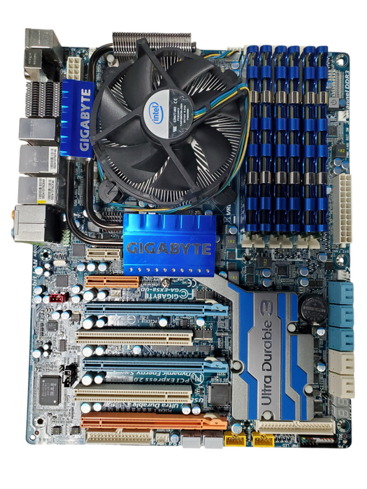 GIGABYTE GA-EX58-UD5 LGA1366 DDR3 Motherboard COME WITH 12GB RAM I7 CPU