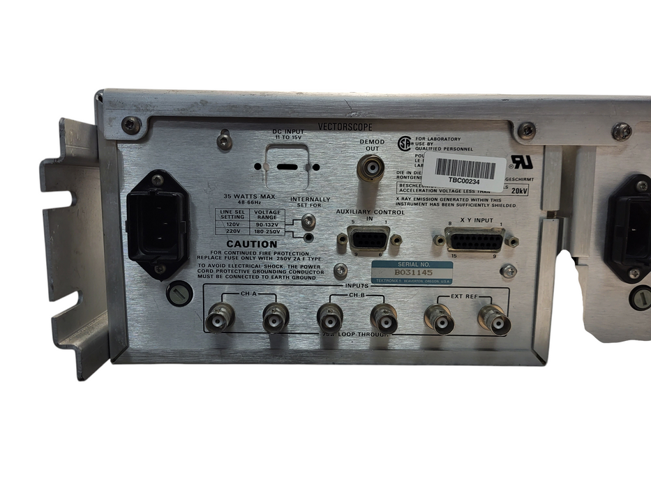 Tektronix 1730 Waveform Monitor & 1720 Vectorscope READ $