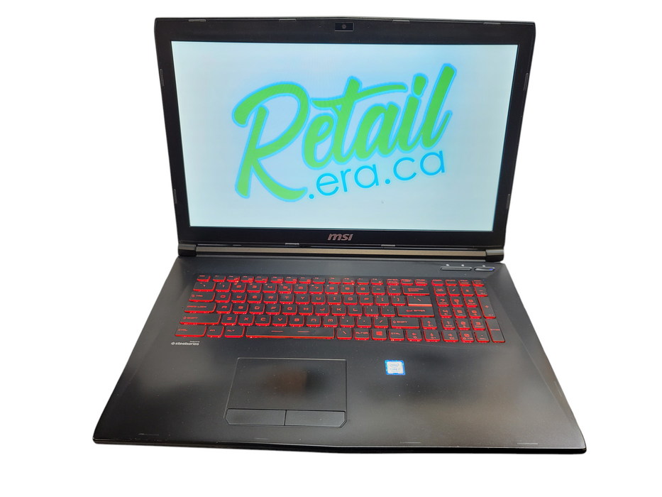 MSI GL72M i7-7700HQ 16GB DDR4 GTX 1050 256GB SSD No AC READ β Lap200