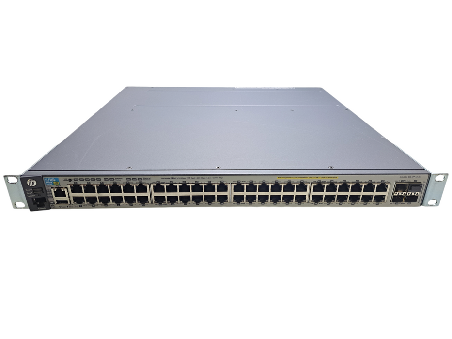 HP E3800 48G-4SFP+ J9574A | 48x 1GbE PoE+, 4x 10GbE SFP+ Network Switch