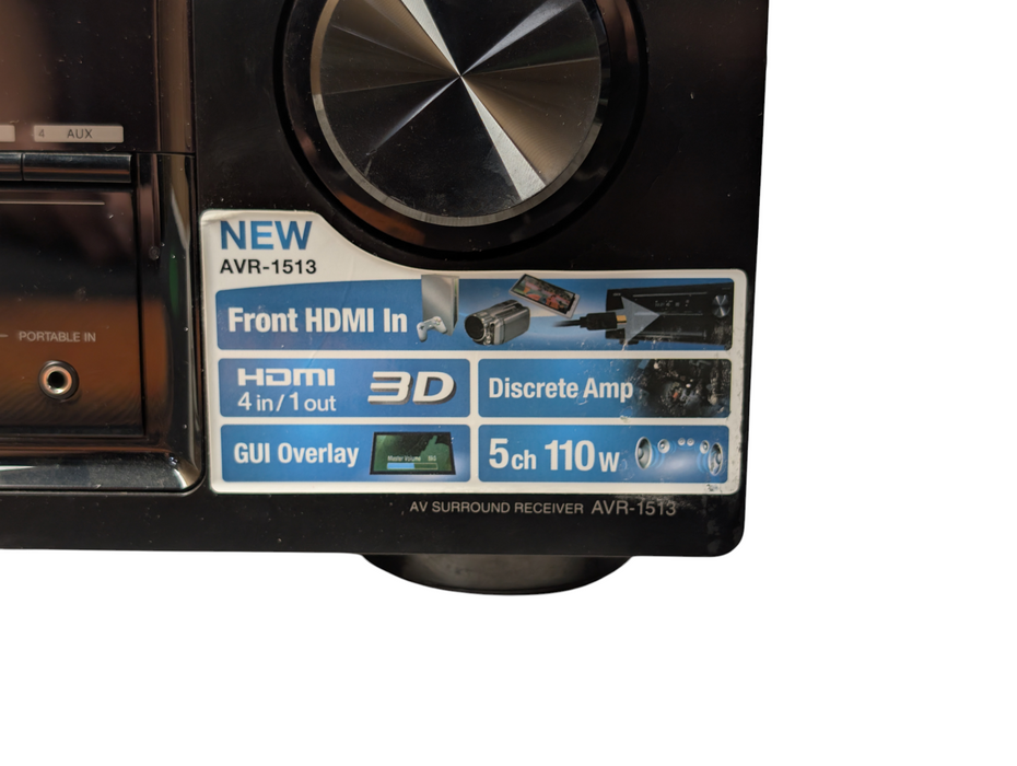 DENON AVR-1513 5.1 Channel Surround Sound HDMI Receiver  -
