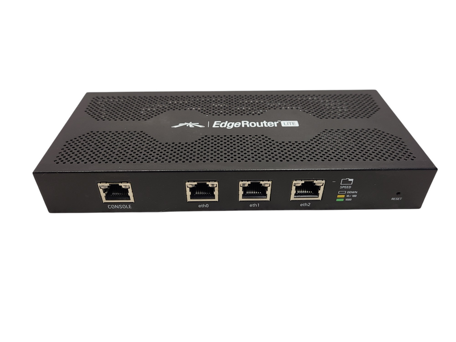 Ubiquiti ERLite-3 EdgeRouter Lite3-Port Gigabit Fanless Router No AC Q$