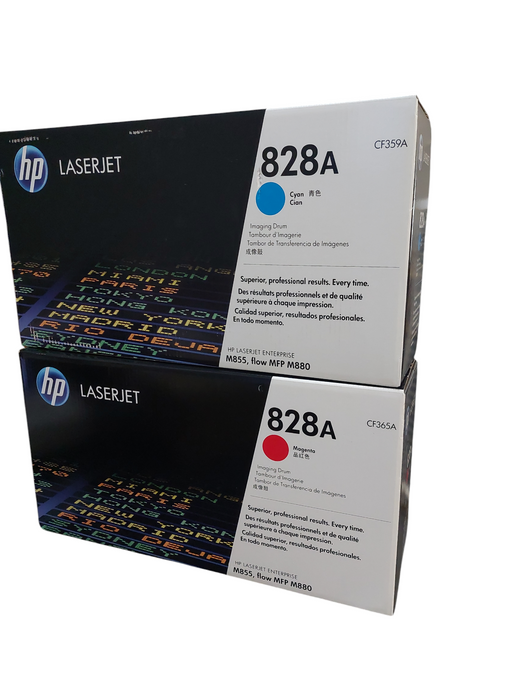 HP SET LaserJet CF359A, CF365A Imaging Drum 828A Cyan & Magenta  =