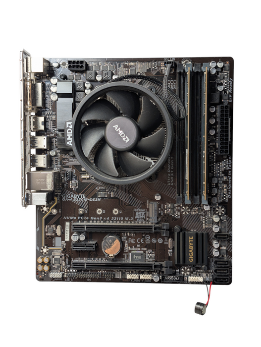 GIGIABYTE GA-AB350M-DS3H AMD Ryzen 3 2200G 16GB RAM AM4 Motherboard Combo -