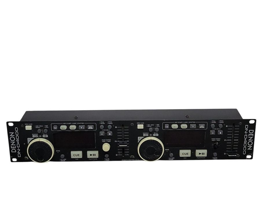 Denon DN-D4000 MP3 Dual CD Player DJ with controller, READ _