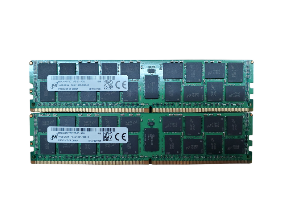 Lot 10x Micron 16GB 2RX4 PC4-2133P-RB0 | DDR4 | Server RAM