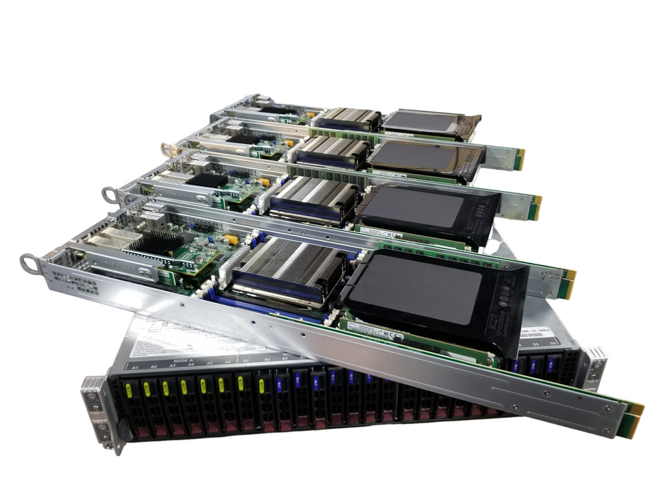Nutanix Supermicro 4xNODES: X10RT-P-NI22 w/2x Xeon E5-2660v3 56GB DDR4 2x20