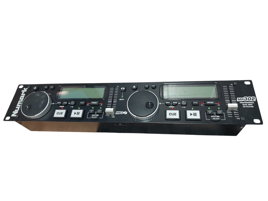 Numark MP302 Professional Dual MP3 CD Player Face Plate Rack Mountable  =