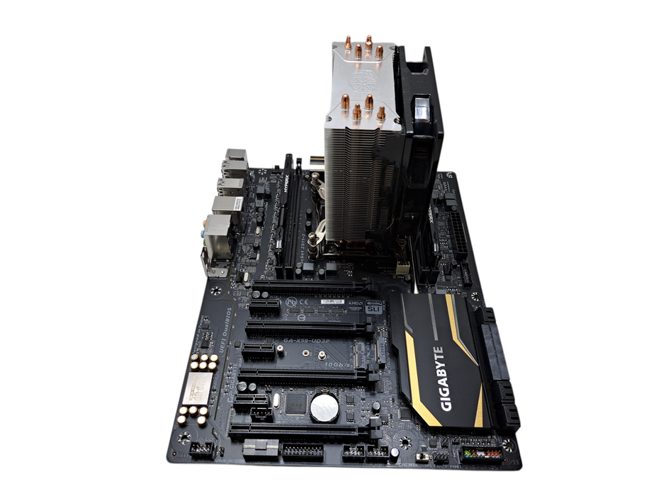 Gigabyte GA-X99-UD3P Motherboard w/ Intel Core i7-5820K @3.30GHz, 16GB DDR4 )