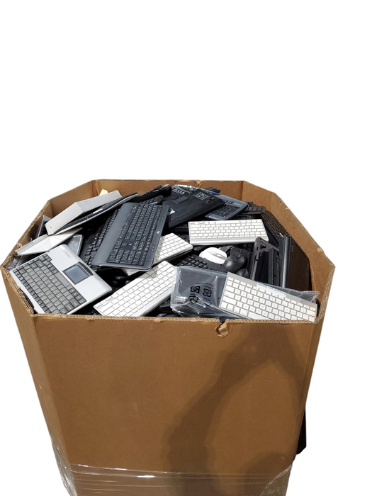 Bin of Assorted Wireless Keyboards/Mice (AS-IS) Approx 700lbs