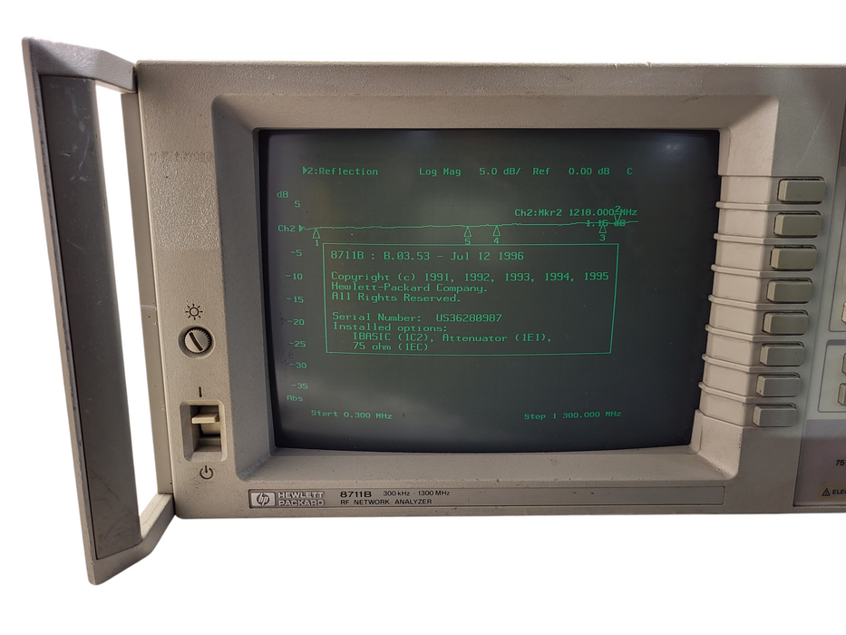 HP Agilent Keysight 8711B RF Network Analyzer opt 1C2 1E1 / 1EC $