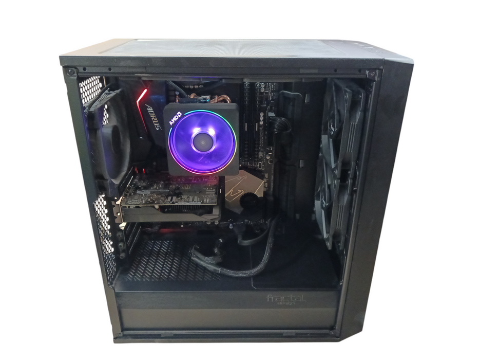 Fractal Design Gigabyte Aorus X570 Elite Amd Ryzen 7 3700X 16GB RAM READ