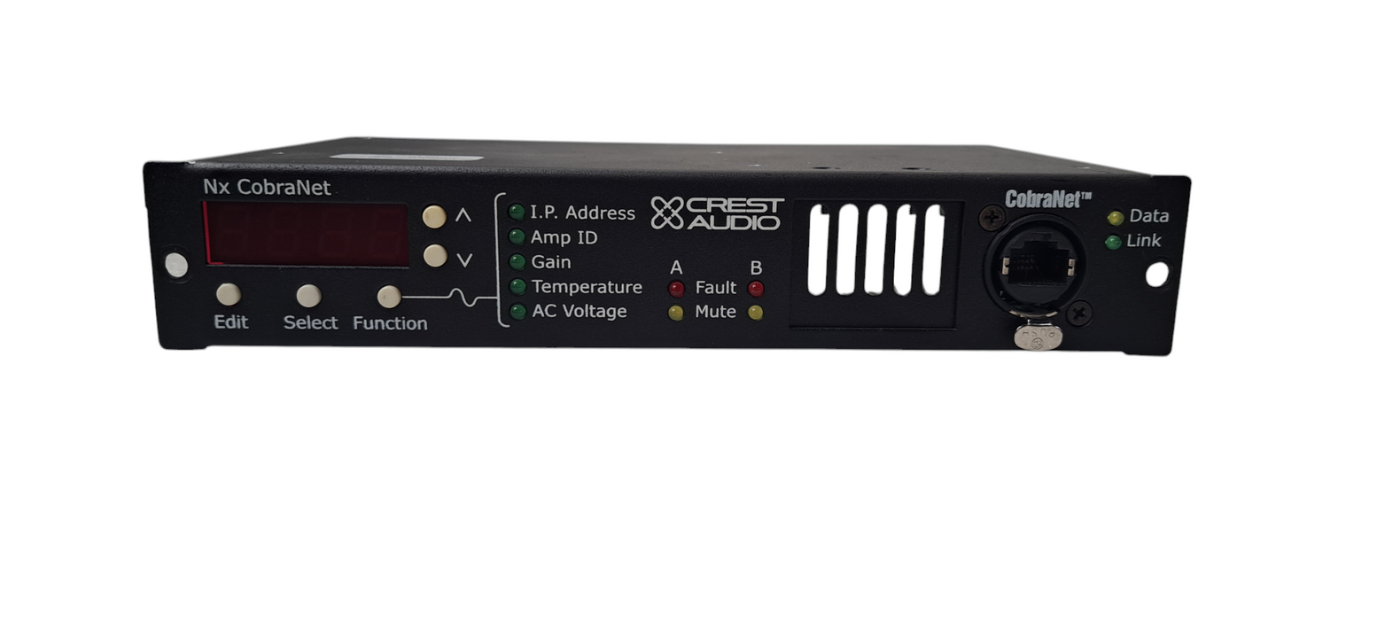 Crest Audio CobraNet 5053-04 Digital Audio Network Module