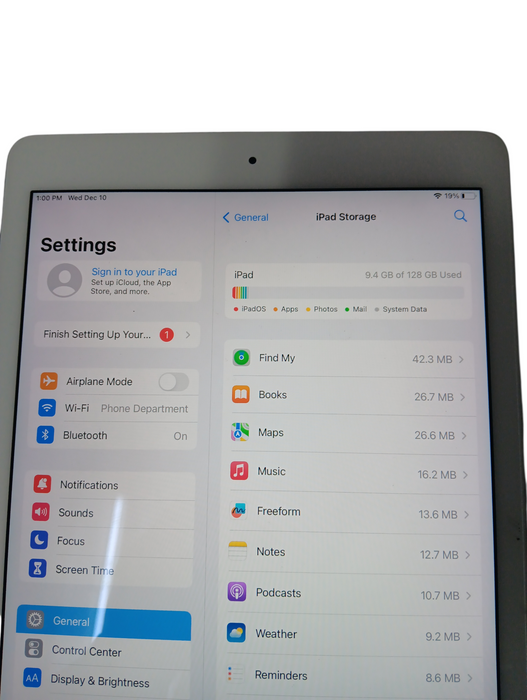 Apple iPad Pro 9.7" - 128GB - Silver [A1673]