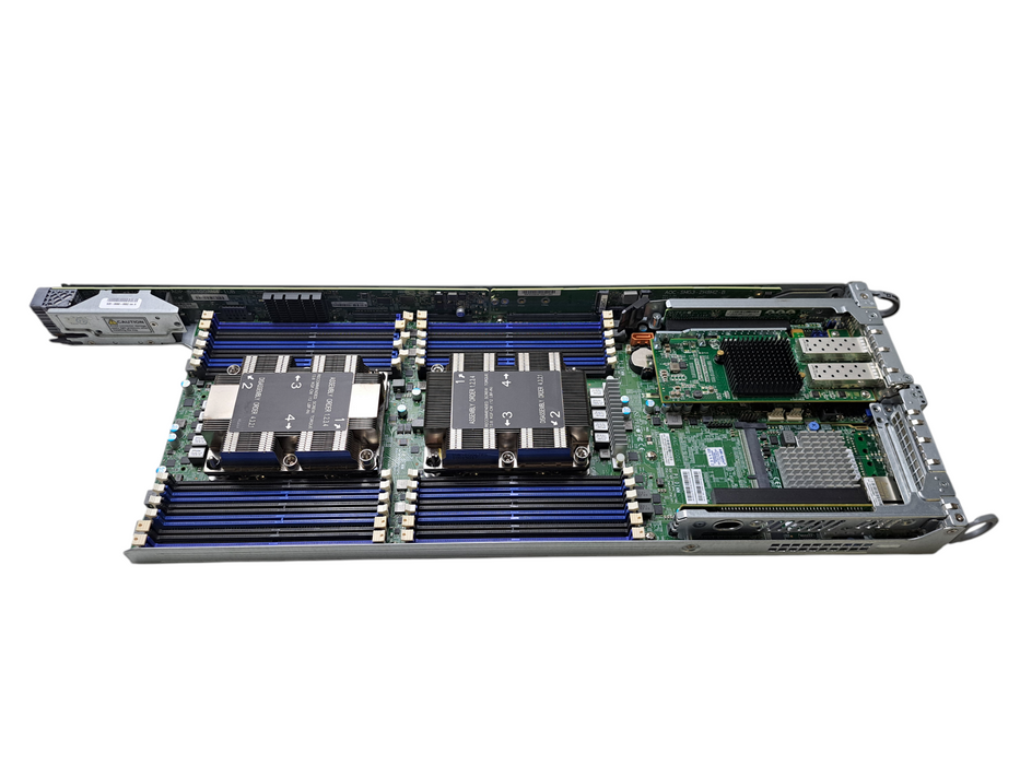 Supermicro X11DPT-B-G6-NI22 Server Blade | 2x Xeon Silver 4116 CPU, No RAM Q)