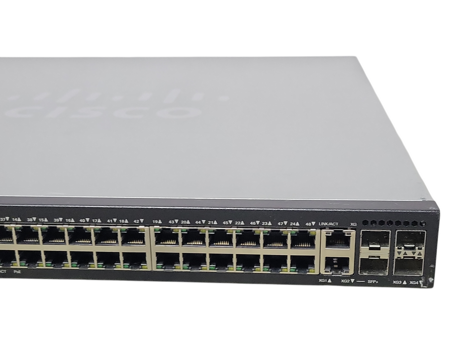 Cisco SG550X-48MP-K9 48-Port Gigabit PoE Stackable Managed Switch _