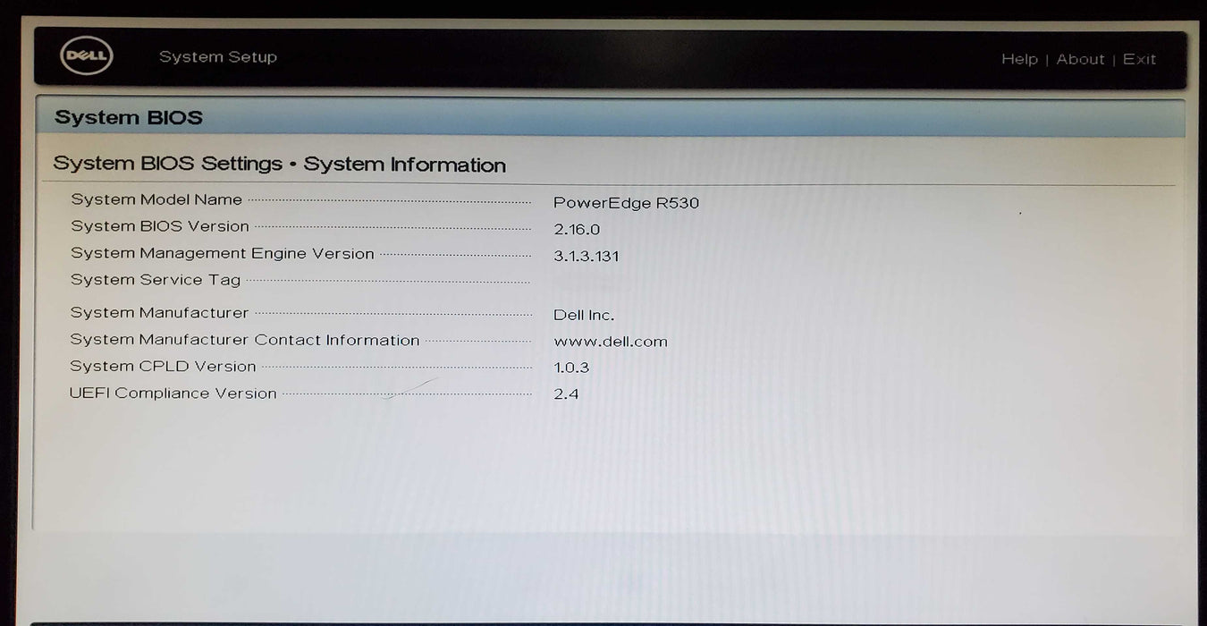 Dell PowerEdge R530 1x Xeon E5-2630 v3 32GB DDR4 H730 Mini - No HDD