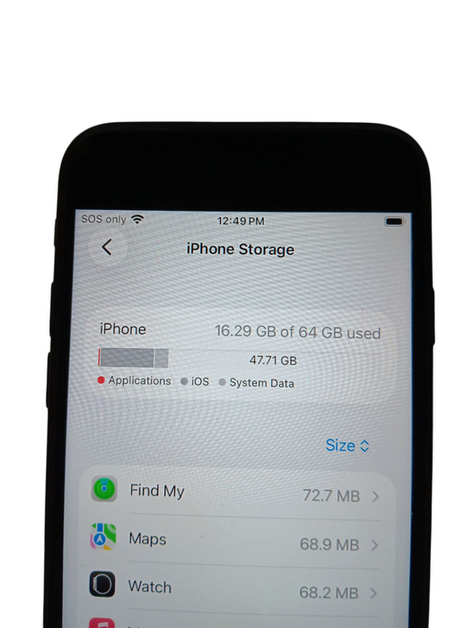 Apple iPhone SE 2 - 64GB - Black [A2275]