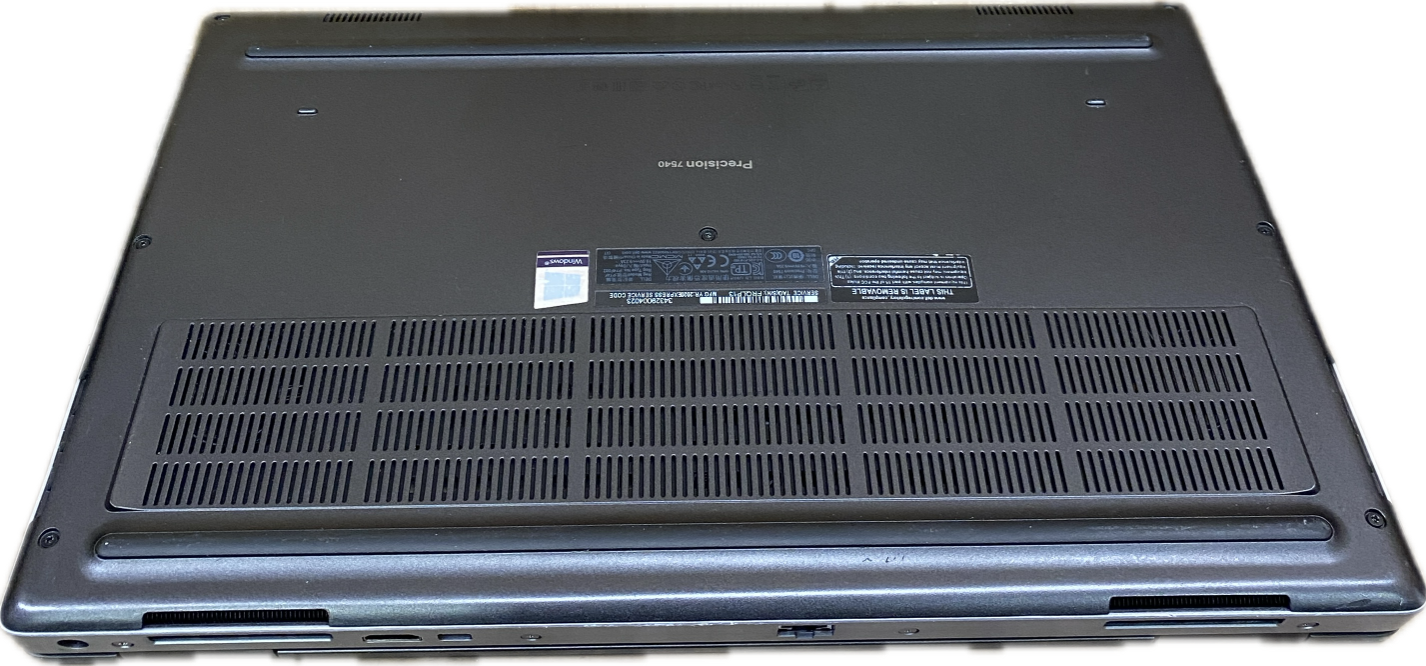 Dell Precision 7540 i7-9850H QUADRO T1000 4GB GPU 16GB RAM 256GB SSD  Lap200