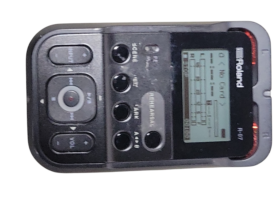 Roland R-07 High Resolution Digital Audio Recorder, No Sd Card, READ _