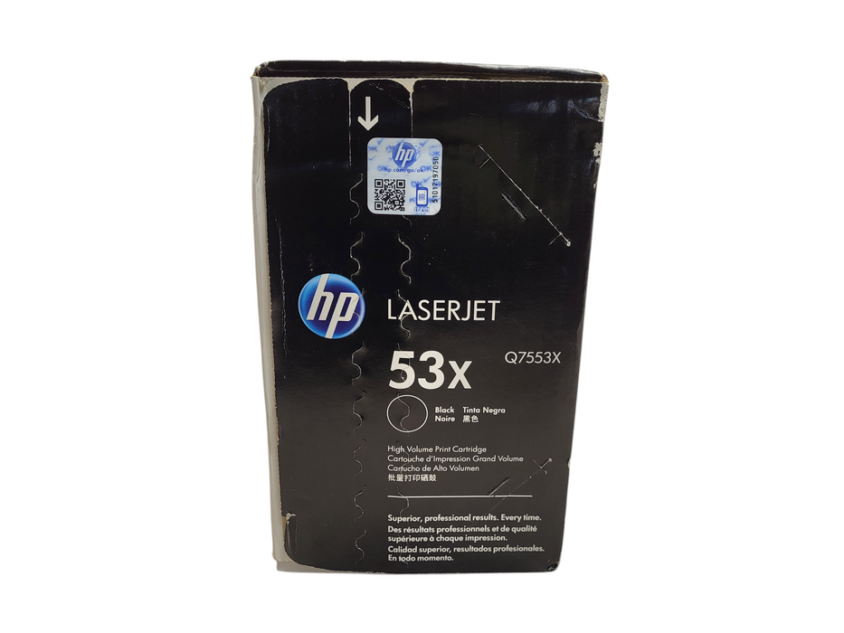 Genuine OEM HP 53X Q7553X High Yield Original LaserJet Toner Cartridge - Black $