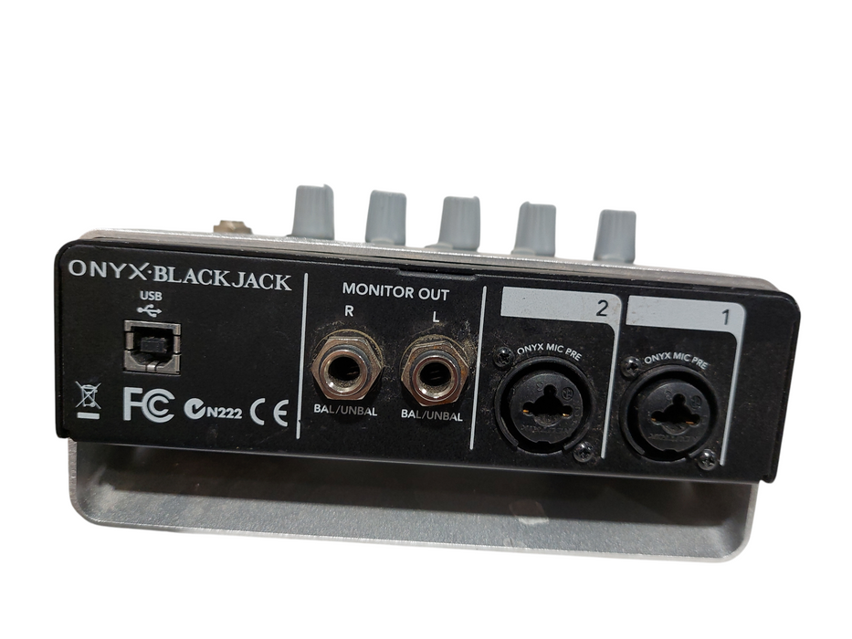 Onyx Black Jack 2x2 USB Recording Interface No Adapter  =