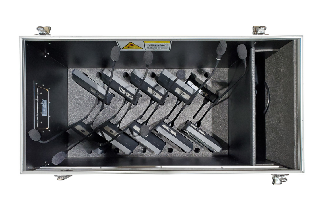 Beyerdynamic Quinta CD 2 Charging and Transport Case w/ MU 23/21 Units  *READ*Q