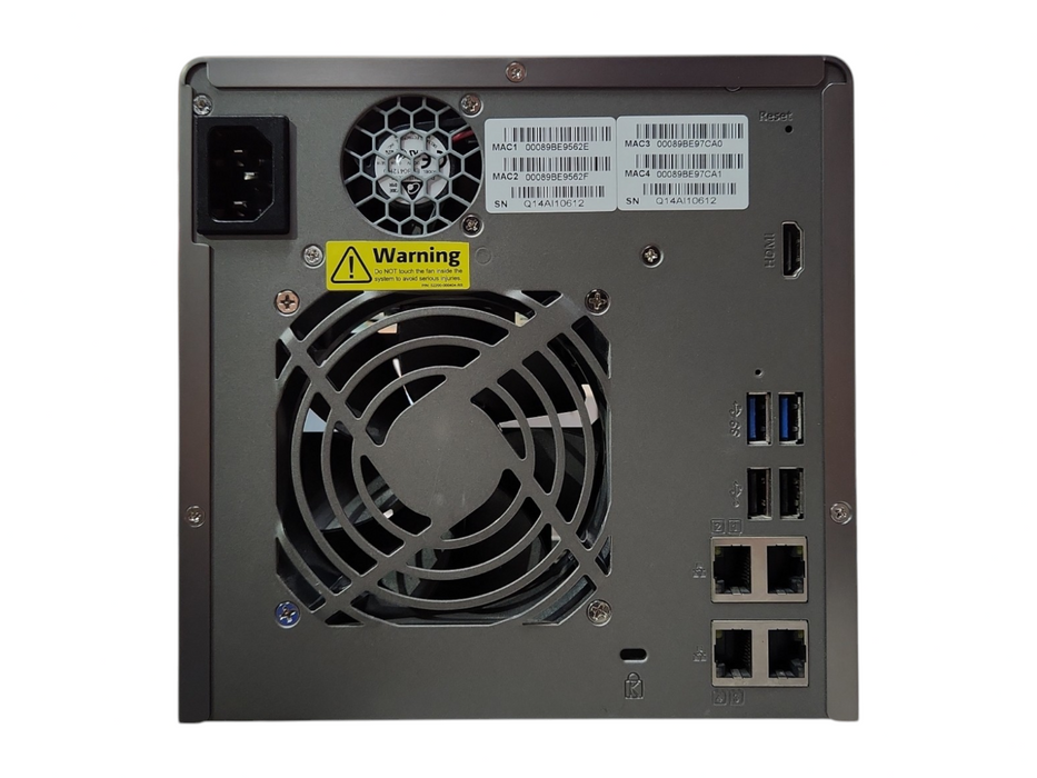 QNAP TS-453 Pro 4-Bay NAS, No Caddies & HDD, READ