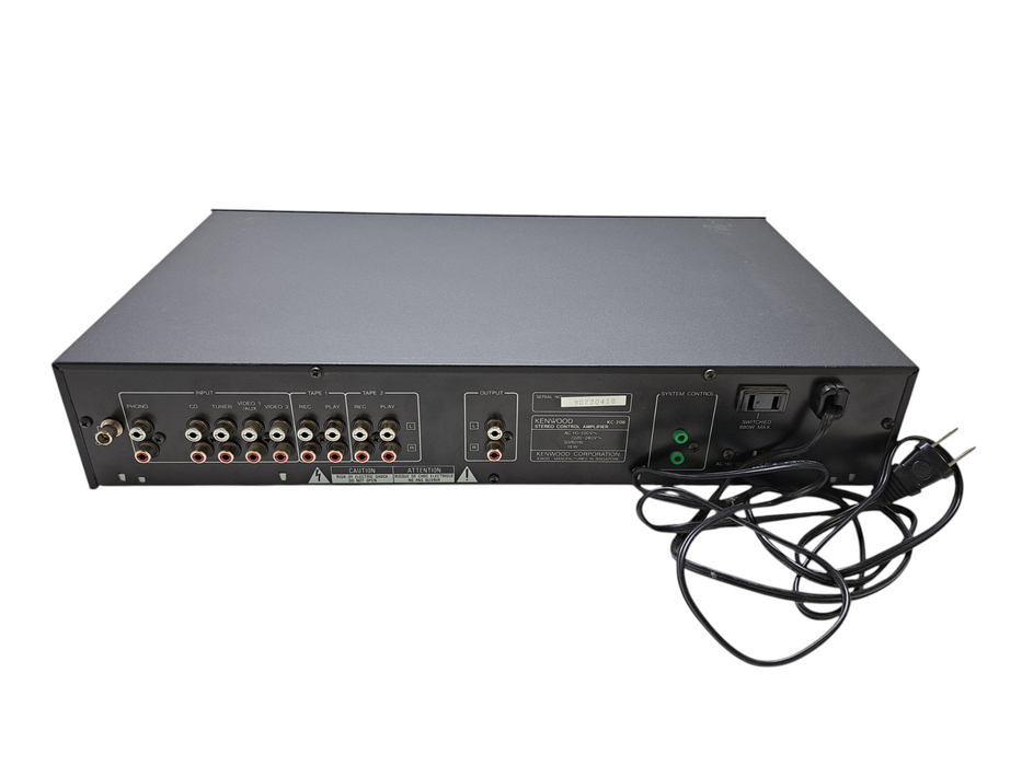 KENWOOD KC-208 KC208 Preamplifier 7 Band Graphic Equalizer Analyzer