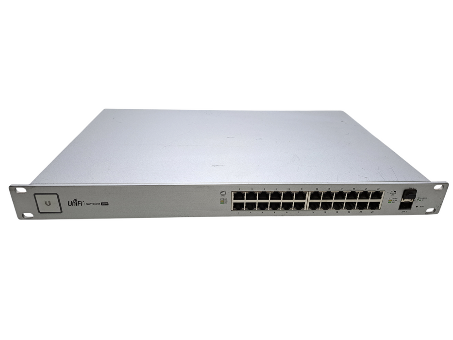 Ubiquiti UniFi US-24-250W | 24-Port Gigabit PoE+ Managed Switch *READ* )