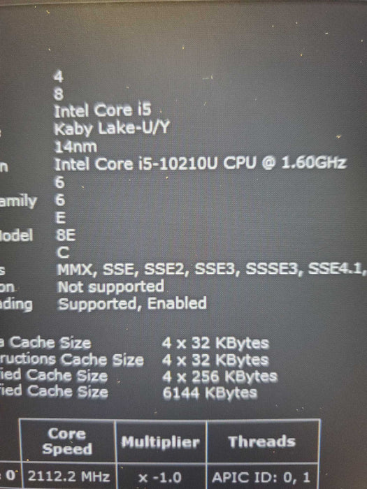HP EliteBook 850 G7 Core i7-10510U@1.80GHz 16GB RAM 512GB SSD Lap200  Lap200