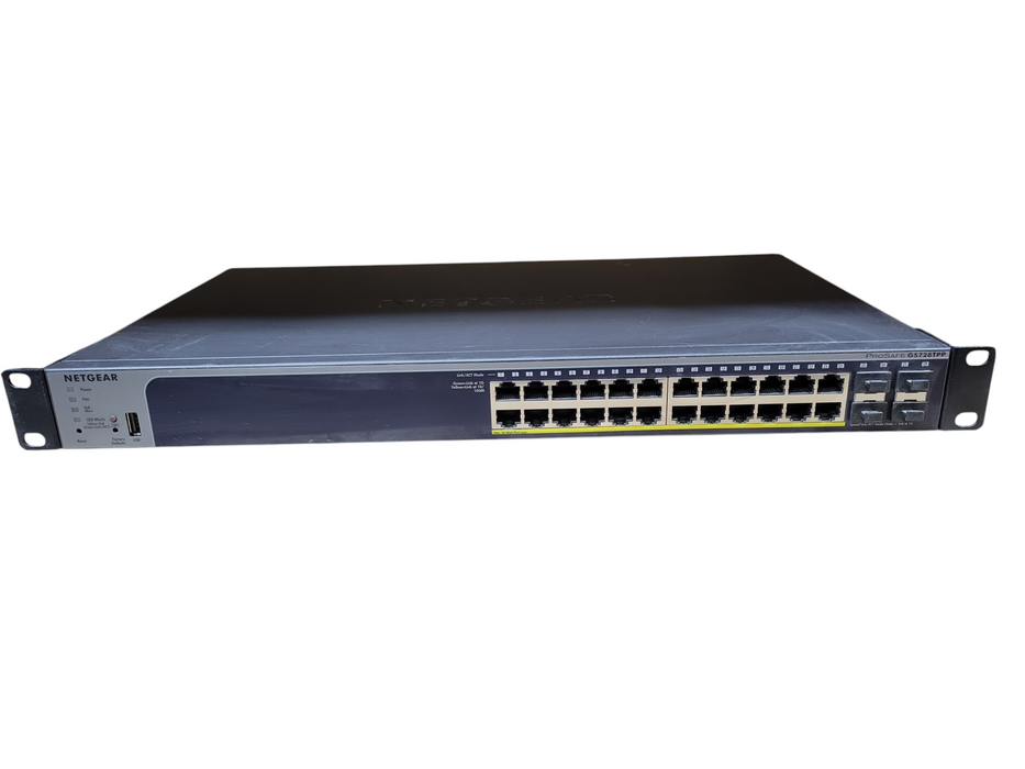 Netgear 24-Port Gigabit PoE+ Smart Managed Switch w/ 4xSFP - GS728TPP !