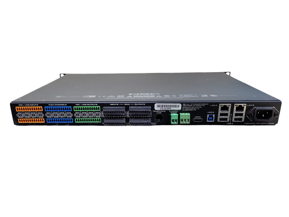 QSC Q-SYS CORE 110f Digital Audio Signal Processor !