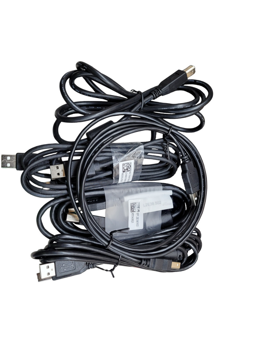 Lot 15x - Miscellaneous USB A to B Cables