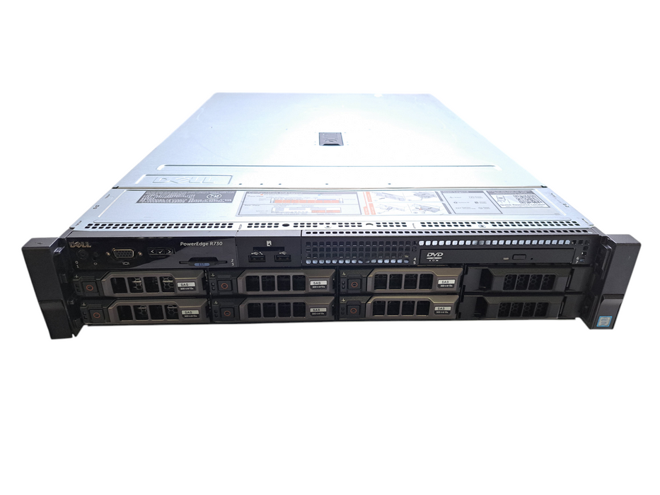 Dell PE R730 2U 8x 3.5" Bay | Xeon E5-2637 v3, 32GB DDR4, PERC H730 Mini )