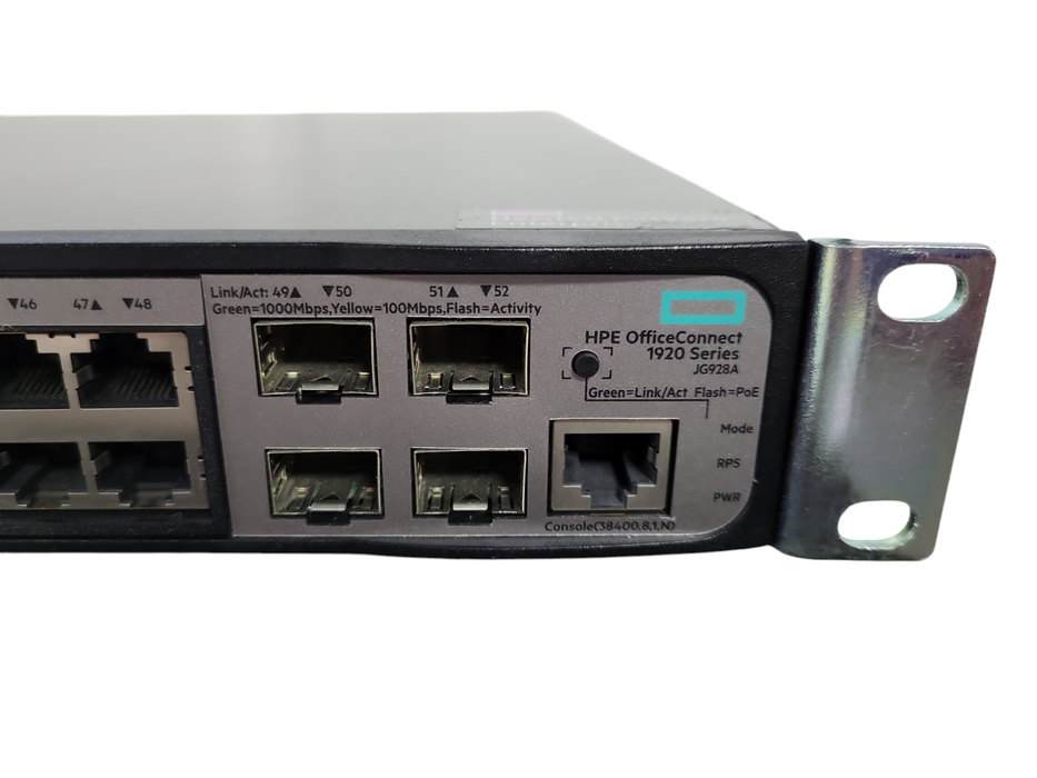 HP JG928A HPE OFFICECONNECT 1920 SERIES 48G PoE+ 370W 48-PORT SWITCH !