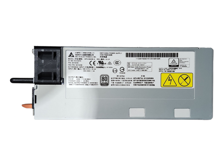 Lot of 2x Lenovo DPS-900DB Power Supply, 94Y8200, 900W