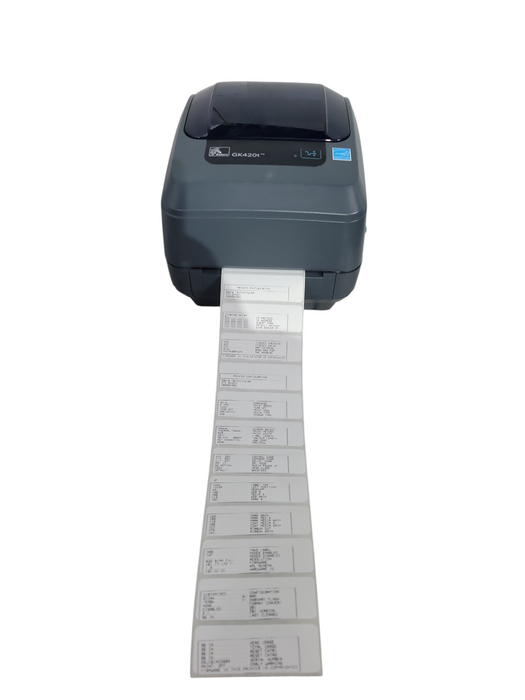 Zebra GK420t GK42-102211-000 Thermal Label Printer !