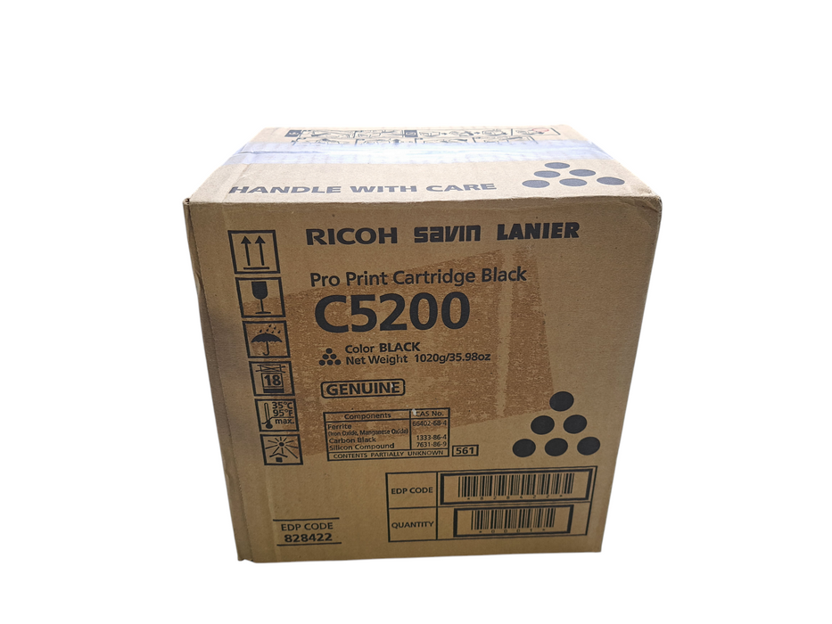 (Open Box) Ricoh Savin Lanier C5200 Pro Print Cartridge | Black 828422