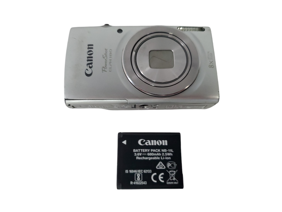 Canon PowerShot ELPH 180 20.0MP Digital Camera Q|