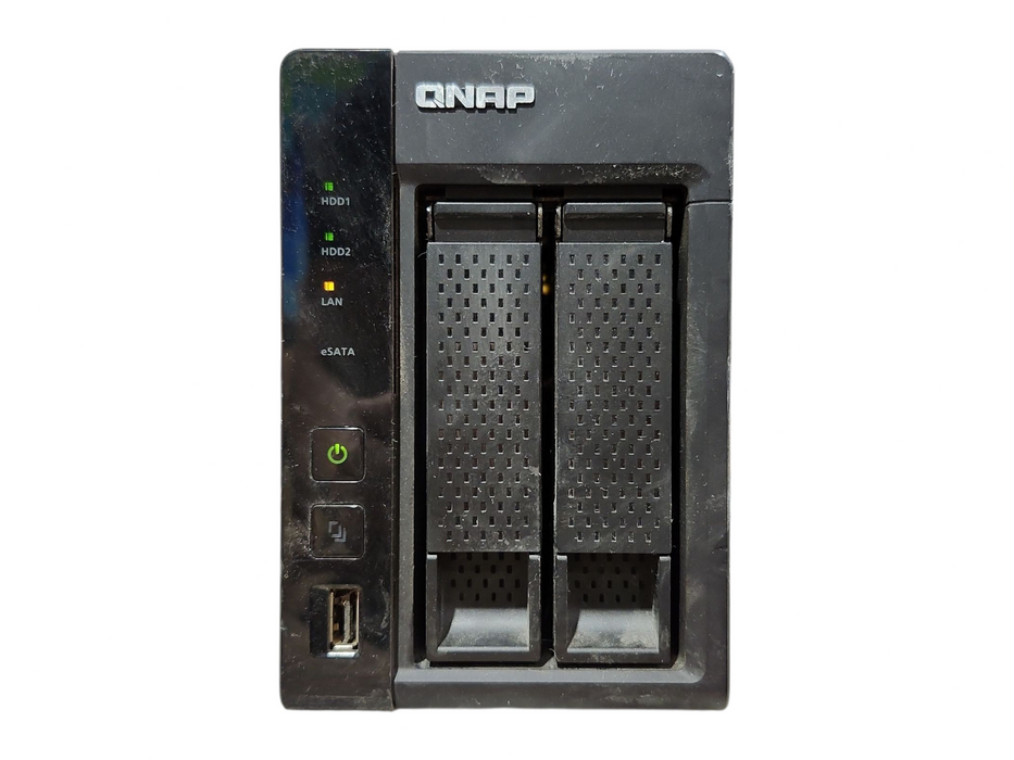 QNAP NAS TS-269L, 2-Bays NAS w/ 2x 2TB HDDs, No Power Adapter