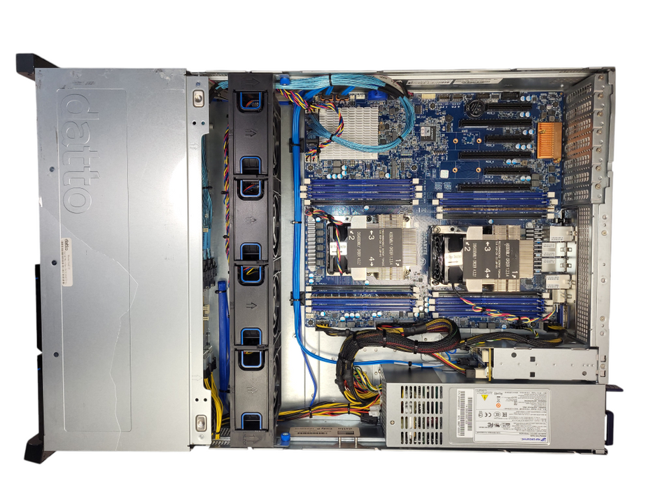 Datto S4E12 12x 3.5" 2x 2.5"  2x Silver 4210 @ 2.2GHz 32GB RAM 2x PSU READ $