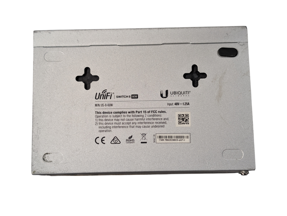 Lot of 3x Ubiquiti UniFi 8-Port Managed Gigabit 802.3af PoE US-8-60W -