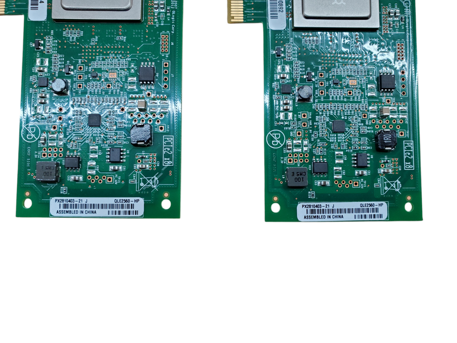 Lot 2x QLogic QLE2560-HP | Single Port 8GbE PCIe HBA Adapter