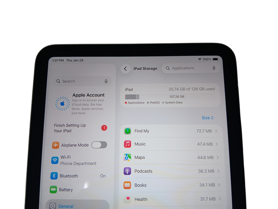 Apple iPad mini A17 Pro - Space Gray - 128GB [A2993]
