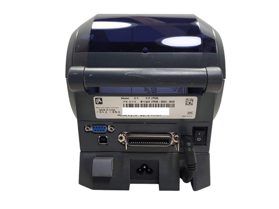 Zebra ZP505 Direct Thermal Label Printer w/ Power Supply Base ZP505-0503-0020 $