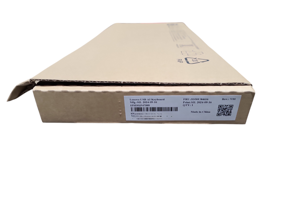 Lenovo AI USB Keyboard Black Q