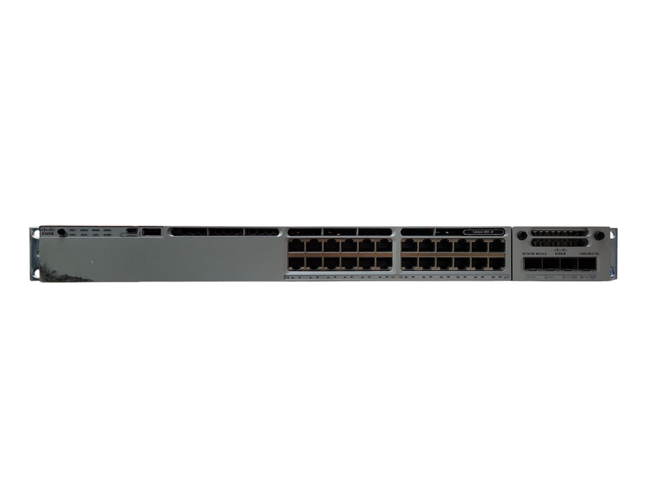 Cisco WS-C3850-48T-E, 48 Port Managed Network Switch, C3850-NM-2-10G