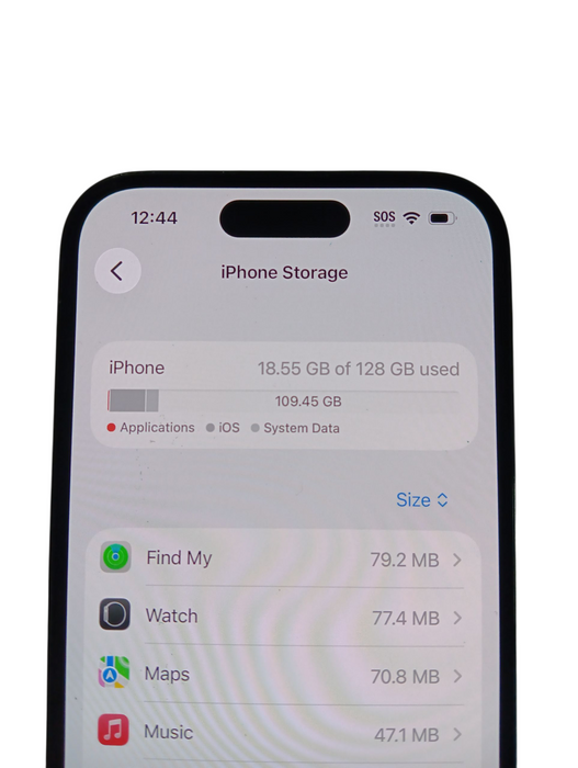 Apple iPhone 15 - Black - 128GB [A3089]
